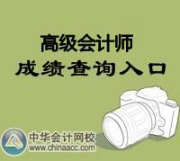 高級會計(jì)師考試成績查詢時間