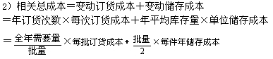 2015年初級審計師《審計專業(yè)相關(guān)知識》復習：存貨管理