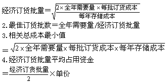 2015年初級審計師《審計專業(yè)相關(guān)知識》復習：存貨管理