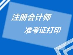 2015年注冊(cè)會(huì)計(jì)師綜合階段準(zhǔn)考證打印時(shí)間為8月10日-26日