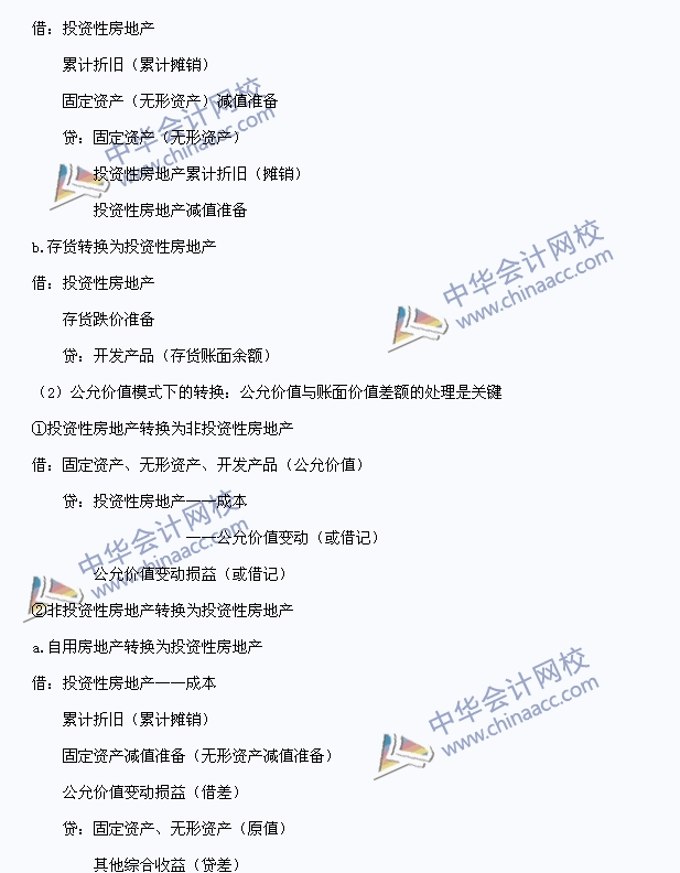 2015中級職稱《中級會計(jì)實(shí)務(wù)》高頻考點(diǎn)：投資性房地產(chǎn)的轉(zhuǎn)換