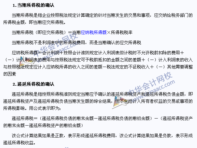 2015年注冊會計師《會計》高頻考點：所得稅費用的確認(rèn)