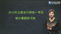 楊聞萍老師2016年注冊(cè)會(huì)計(jì)師考試《審計(jì)》預(yù)習(xí)班高清課程