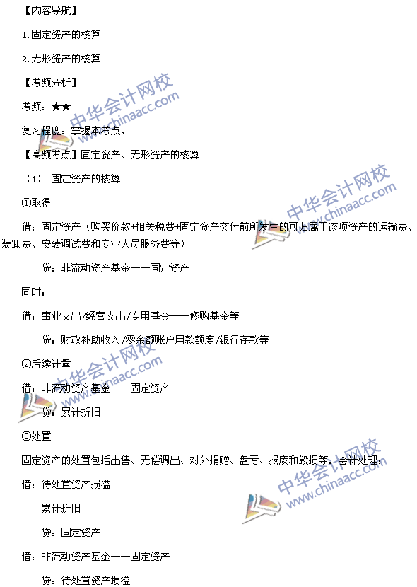 中級會(huì)計(jì)職稱考試《中級會(huì)計(jì)實(shí)務(wù)》高頻考點(diǎn)：固定資產(chǎn)核算
