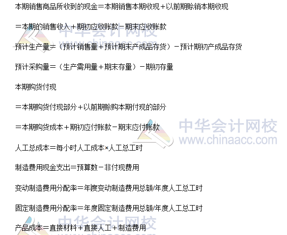 2017年注會財(cái)管公式總結(jié)