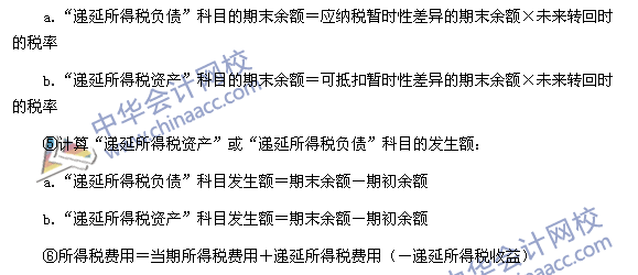 2017中級職稱《中級會計實務》高頻考點：所得稅費用的計算