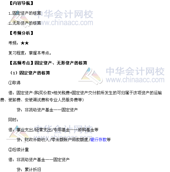 2017《中級(jí)會(huì)計(jì)實(shí)務(wù)》高頻考點(diǎn)：固定資產(chǎn)、無形資產(chǎn)的核算