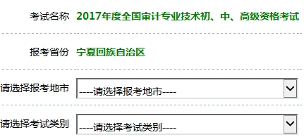 2017年審計(jì)師考試報(bào)名入口開(kāi)通