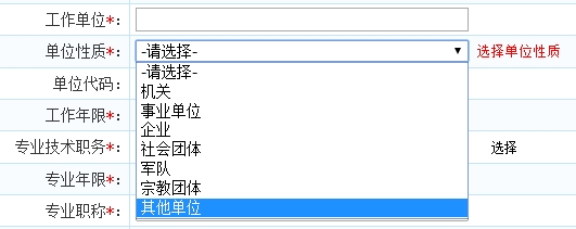 北京經(jīng)濟(jì)師報(bào)名“工作單位”填寫(xiě)