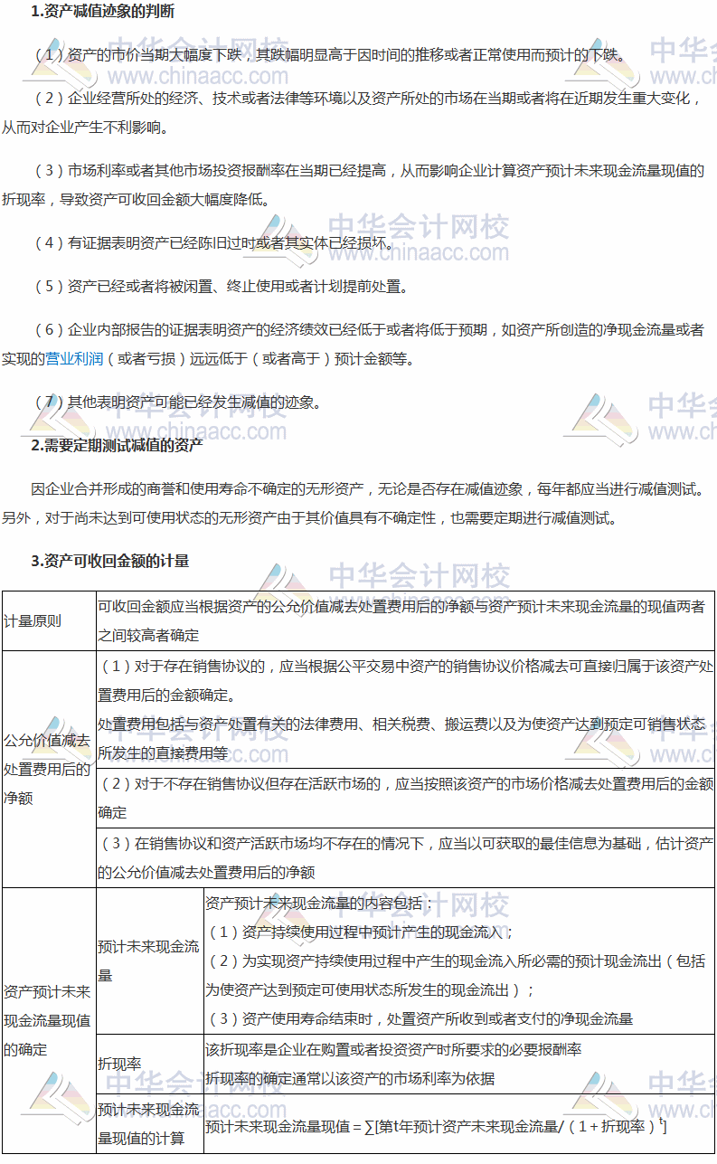 2017稅務(wù)師《財(cái)務(wù)與會(huì)計(jì)》高頻考點(diǎn)：固定資產(chǎn)和無形資產(chǎn)減值的核算