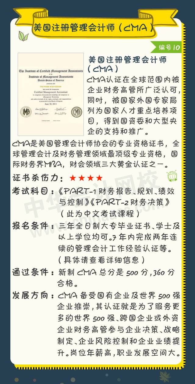 2018年會計人可考的證書大盤點！ACCA證書殺傷力六顆星