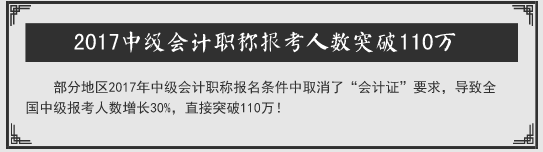 中級(jí)考生請(qǐng)聽(tīng)題：聽(tīng)說(shuō)2018年中級(jí)會(huì)計(jì)職稱考試要卡通過(guò)率？