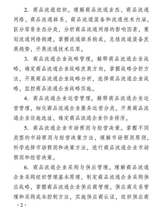 2018年度經(jīng)濟(jì)師考試中級商業(yè)考試大綱