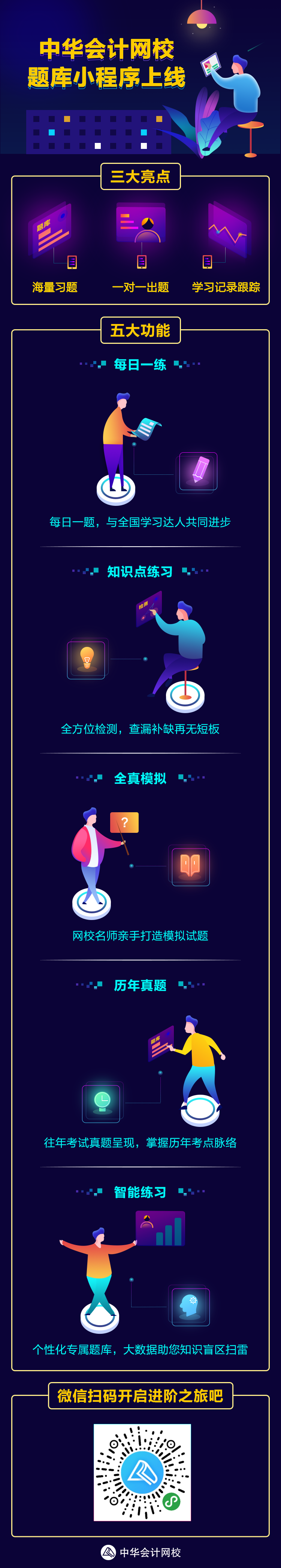 正保會計(jì)網(wǎng)校題庫小程序上線 一起來刷題