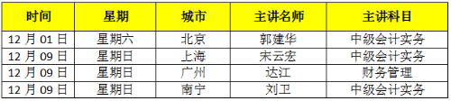 中級會(huì)計(jì)職稱13位老師大咖，13座城市巡回公開課，現(xiàn)在免費(fèi)預(yù)約！