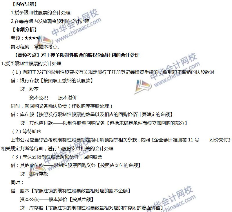 限制性股票的股權(quán)激勵(lì)計(jì)劃