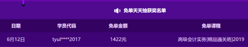 就在昨天 報(bào)了高級(jí)會(huì)計(jì)師課程的他被免單砸中了 你還觀望嗎？
