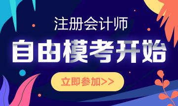 注冊(cè)會(huì)計(jì)師自由?？? suffix=