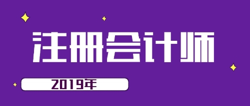 2019年注會(huì)考試