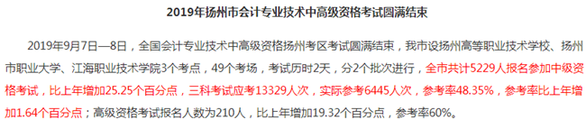 中級會計職稱考試難度大嗎？2019有多少考生通過考試？