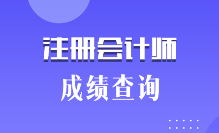 湖南岳陽(yáng)CPA考試成績(jī)查詢(xún)時(shí)間