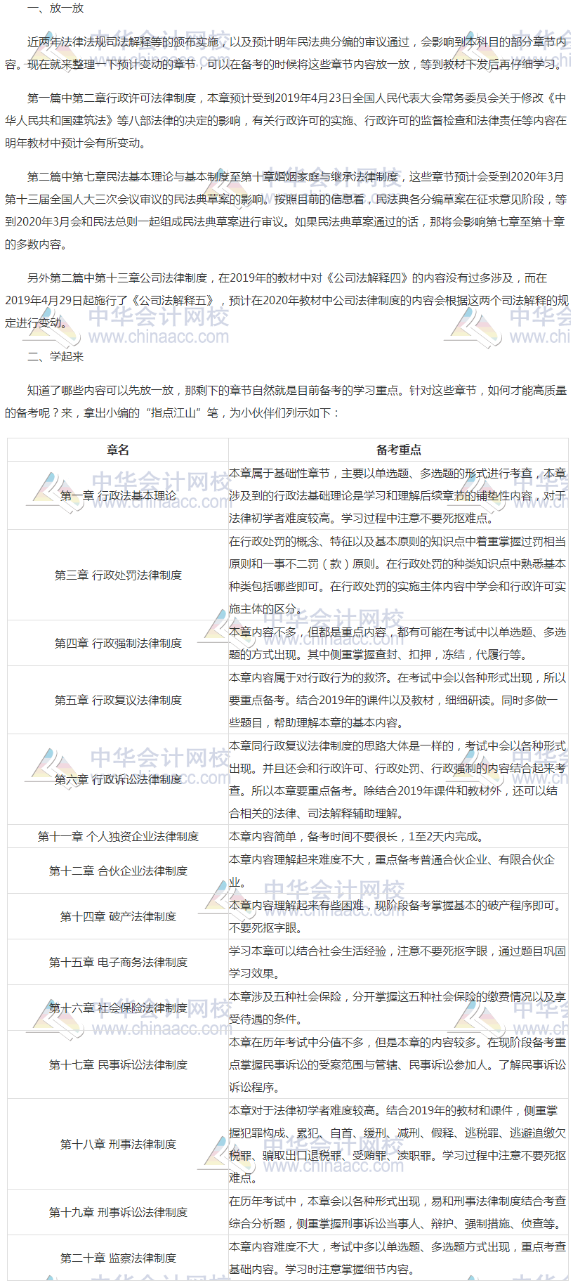 稅務(wù)師《涉稅服務(wù)相關(guān)法律》如何結(jié)合2019年教材提前學(xué)習(xí)？