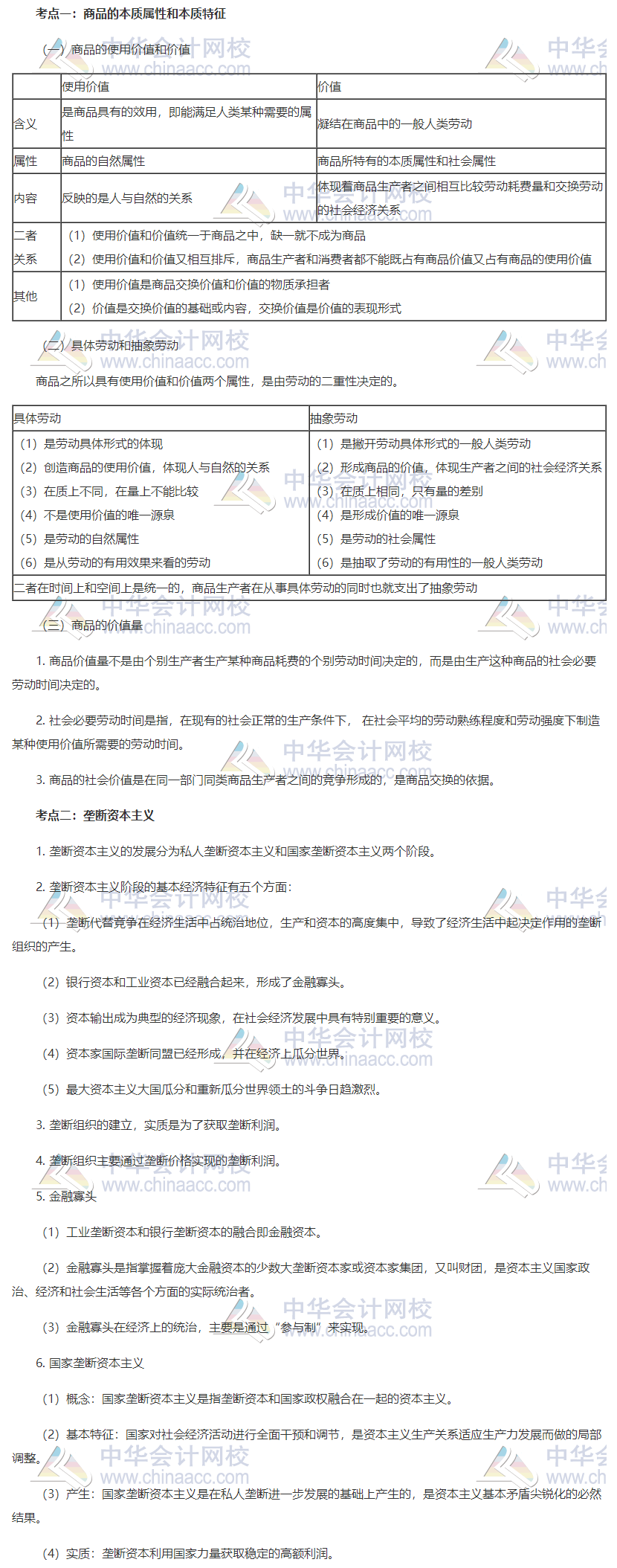 初級經(jīng)濟基礎(chǔ)高頻考點1