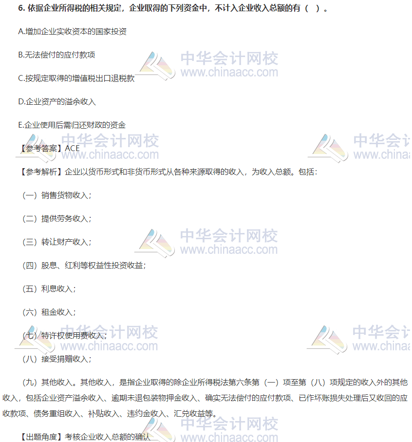 2020稅務師考試稅法二試題多選題6