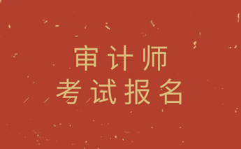 2021審計(jì)師考試報(bào)名信息