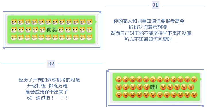 微信新表情 像極了高級(jí)會(huì)計(jì)職稱考生的備考日常！