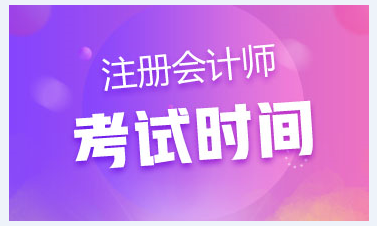 湖南cpa2020考試時間是哪天？