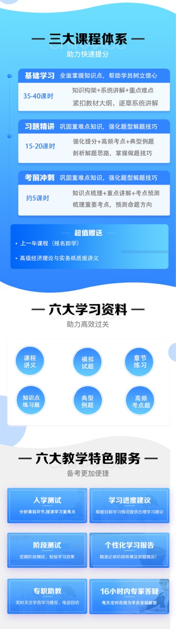 高級(jí)經(jīng)濟(jì)師精品課程