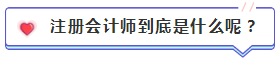 注會含金量到底有多高？猛戳！