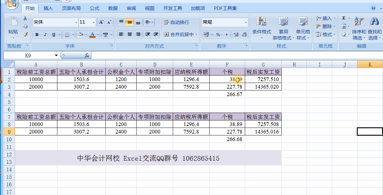 銀行扣款金額總是與計(jì)提表上的金額相差一分錢？round函數(shù)輕松搞定！