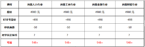 “福利”拍了拍你 距高級經(jīng)濟(jì)師618活動結(jié)束僅剩1天！
