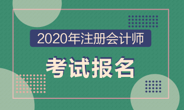2020年甘肅注冊會計師補報名有嗎！