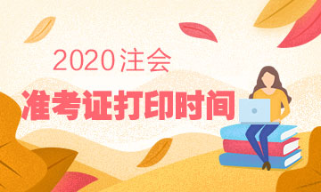 四川2020年注冊(cè)會(huì)計(jì)師打印準(zhǔn)考證的時(shí)間來(lái)嘍！