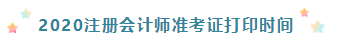 2020年浙江杭州注冊(cè)會(huì)計(jì)師準(zhǔn)考證打印時(shí)間須知！