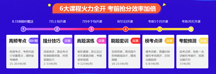 提前收藏！注會點題密訓(xùn)班《會計》8月直播課表來啦