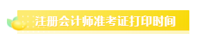 你知道天津2020年注冊會計(jì)師準(zhǔn)考證打印時(shí)間嗎