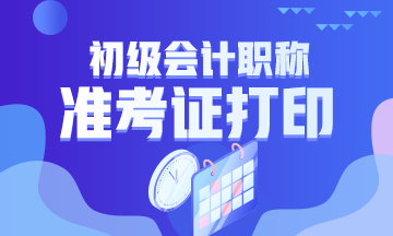 湖北2020年初級(jí)會(huì)計(jì)考試準(zhǔn)考證打印現(xiàn)在開始了嗎？