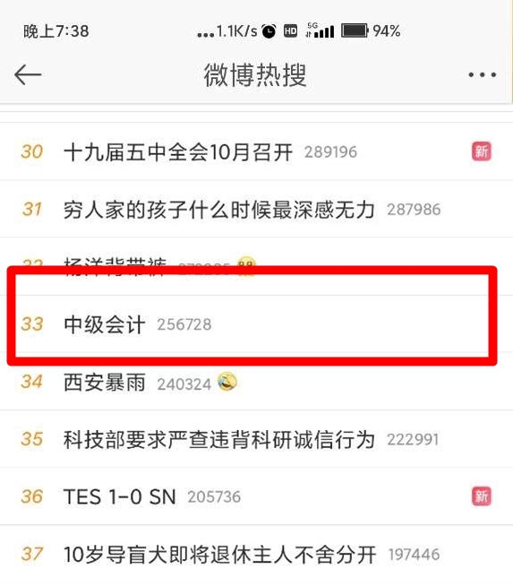 上了熱搜的#中級會計#背后 有貼心延課的網校和奮起再戰(zhàn)的考生