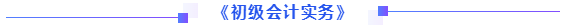 初級會計(jì)實(shí)務(wù)