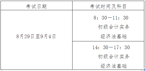 江西2020年高級會計師考試準考證打印通知