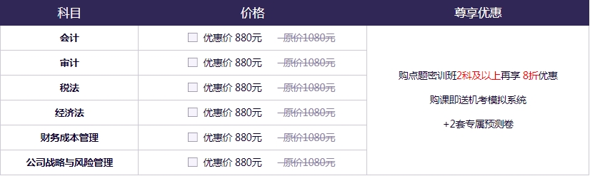 更新啦！注會(huì)考前點(diǎn)題密訓(xùn)班《審計(jì)》9月直播課表來(lái)啦