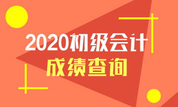 點擊查看！2020年初級會計考試查分時間及查分網(wǎng)址