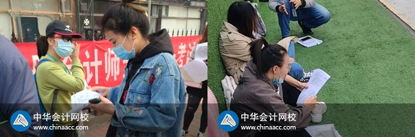 看看我們的注會(huì)考生~考前一刻不敢耽誤！