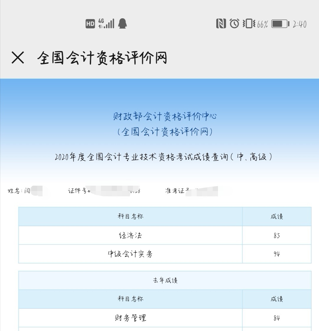 恭喜！中級(jí)會(huì)計(jì)職稱來報(bào)喜 高分學(xué)員頻出！