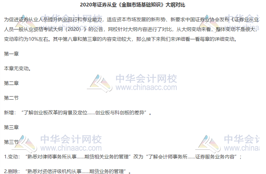 【晴天霹靂】證券考試大綱更新了！舊教材要廢？