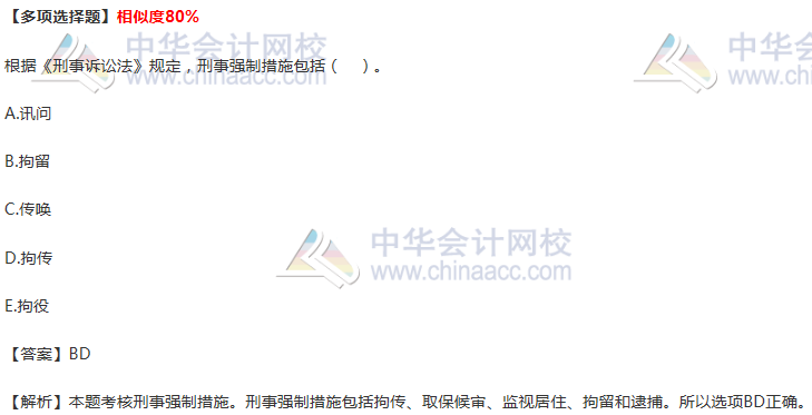 刑事強(qiáng)制措施